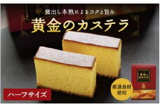 黄金のカステラ ハーフサイズ  / 和歌山 田辺市  スイーツ カステラ 洋菓子 黄金 おやつ ハーフサイズ 【ehs005】