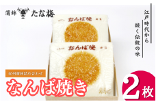 なんば焼２枚箱入り 紀州田辺の伝統蒲鉾 / なんば焼 かまぼこ 蒲鉾 おつまみ お取り寄せ ギフト 和歌山 田辺市【tnu004-1】