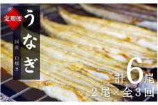 【3カ月定期便】国産うなぎ白焼（2本）×3回 特製醤油・わさび付 /  定期便 毎月お届け 和歌山 田辺市 国産 国産うなぎ 国産鰻 うなぎ 鰻 鰻丼 うな丼 土用の丑の日【ots027-tk】