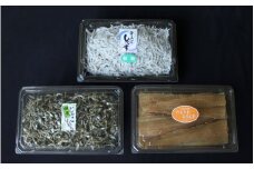 橋市の詰め合わせセットS（釜揚げしらす300g・じゃこの佃煮200g・太刀魚のみりん干し300g）※北海道・沖縄・離島配送不可 / 干物 味醂干し おつまみ ご飯のお供 シラス 冷蔵 お取り寄せ 和歌山県 田辺市【has009-1】