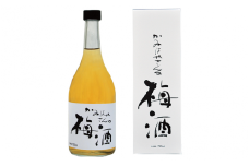 かみはやさんの梅酒 <白> 720ml 4本 アルコール度数11％ / 梅 うめ 梅酒 酒 紀州南高梅 南高梅 和歌山 紀州産 完熟梅 本格梅酒 ギフト プレゼント お土産 手土産 贈答 お歳暮 リキュール【okh021】