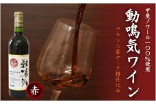 動鳴気ワイン オーク樽貯蔵 720ml / 田辺市 赤ワイン 葡萄酒 お酒 アルコール 宅飲み 家飲み 甲斐ノワール フランス産 オーク樽仕込み ギフト プレゼント 贈り物 贈答 お祝い 記念日 誕生日 ディナー パーティー ご褒美 日本ワイン 国産【kkb010】