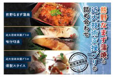 熊野なまず蒲焼と近大技術支援ブリ 詰め合わせセット【NHK総合うまいッ！で紹介されました】 / 鰤 ブリ おかず なまず 蒲焼 魚 お魚 海鮮 切り身 冷凍 【sgk003】