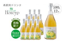 希釈用梅ドリンク 梅ハニップ 12本セット / 飲料 ジュース 梅 ドリンク【prm014A】