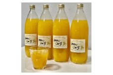 【果汁100%】無添加！贅沢絞りの有田みかんストレートジュース1000ml ×4本セット【nuk122】