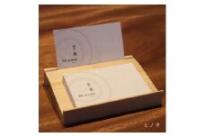 ショップカードスタンド　檜（ひのき）【通常サイズ】　杢美-Mokuharu- おしゃれ 木製 木 ひのき 檜 名刺置き【mkh008-1】