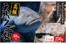 【冷凍】天然 高級クエ 10kg台  クエ鍋セット 1人前(250g) 【2025年11月下旬から2026年2月下旬までに順次発送致します。】 / 高級 海鮮 お魚 魚  くえ鍋 クエ鍋 くえ くえ天然 海産物 冷凍【tkw005-2】
