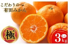 田村みかん並みの甘さ！ こだわりの和歌山県産 有田みかん 3kg（S～Lサイズおまかせ） ひとつひとつ手選別で厳選！生産者から直送 【2025年11月下旬～1月中旬ごろに順次発送予定】 | みかん フルーツ 果物 くだもの 有田みかん 蜜柑 柑橘【hdm004A】