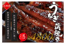 【全12回定期便】極上！国産うなぎ蒲焼 2尾×12回 計24尾 約4800g 創業100年以上続く老舗 紀州備長炭でじっくり焼き上げた専門店の味 （タレ・山椒付き）/ うなぎ ウナギ 鰻 蒲焼 国産 ふるさと納税【tkb320】