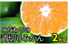 【2025年秋頃発送予約分】＼光センサー選別／ 【農家直送】こだわりの青切りみかん 約2kg  有機質肥料100%　 サイズ混合　※2025年9月下旬より順次発送予定（お届け日指定不可）【nuk169】