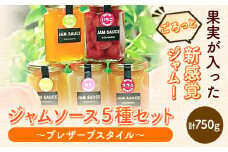ジャム5種セット～『プレザーブスタイル』150g×5個 かき はっさく キウイフルーツ いちじく ブルーベリー ぶどう JAわかやま 紀の里地域本部《90日以内に出荷予定(土日祝除く)》和歌山県 紀の川市