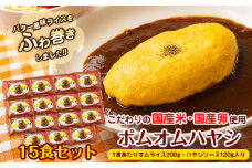 ポムの樹のオムライス ポムオムハヤシ15食セット 株式会社ポムフード《90日以内に出荷予定(土日祝除く)》和歌山県 紀の川市