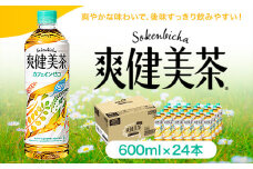 爽健美茶 600ml×24本 コカ・コーラボトラーズジャパン 《30日以内に出荷予定(土日祝除く)》 和歌山県 紀の川市 お茶 茶 ハトムギ 玄米 月見草