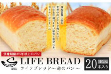 LIFEBREAD 20本 110g サクセム株式会社《30日以内に出荷予定(土日祝除く)》和歌山県 紀の川市 防災備蓄 賞味期限5年以上 ライフブレッド ブレッド st-p