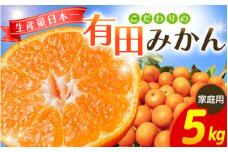 ＼光センサー選別／ 【農家直送】【家庭用】こだわりの有田みかん 約5kg＋250g(傷み補償分) 先行予約 有機質肥料100% サイズ混合 【12月発送】みかん ミカン 有田みかん 温州みかん 柑橘 有田 和歌山 ※北海道・沖縄・離島配送不可/みかん ミカン 有田みかん 温州みかん 柑橘 有田 和歌山 産地直送【nuk160-12】