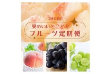 【3か月定期便】夏のいいとこどりフルーツ定期便♪桃・ピオーネ・シャインマスカット【tkb360】
