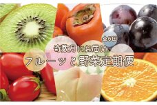 和歌山の旬の果実を 奇数月にお届け全6回定期便（キウイ・清見オレンジ・ミニトマト・桃・ピオーネ・富有柿）【TM62】
