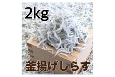 釜揚げしらす 約2kg【DN4】