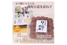 【贈答用】紀州南高梅 はちみつ入り味梅 約1000g 化粧箱入 【US5】【準備でき次第、順次発送】