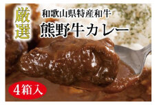熊野牛カレー4食セット【MT25】
