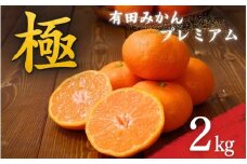 極 有田みかんプレミアム 約2kg【光センサー 高糖度選別品】2S～Lサイズ 有機質肥料100% 【2025年11月下旬頃～2026年1月上旬頃に順次発送予定】 【北海道・沖縄・離島への配送不可】 【CE-nuk154E】