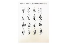文化功労者 尾崎邑鵬 揮毫  漢字Tシャツ　XXLサイズ（1.世界遺産　高野山）