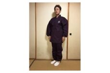 作務衣（冬用）【紫・Mサイズ】