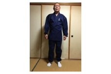 作務衣（冬用）【ネイビー・LLサイズ】