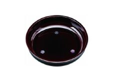 菓子鉢 8.0寸 溜 貝張 やまと梅【YG70】