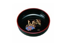 7.0寸 菓子鉢 黒 金蒔絵 ほまれ兜【YG85】
