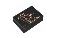 紀州漆器 合口文庫 黒 香林 A4サイズ【YG202】