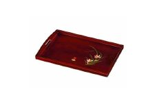 長手盆 木製 尺六 48cm 春ラン【YG409】