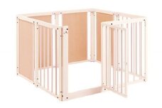ペット用木製サークル『ペットサークル F 80 XL（ホワイト色）』【KR9】