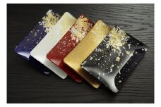 金銀箔ちらし角小皿5枚セット