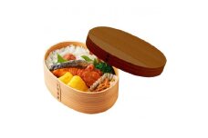 ［マロンブラウン］曲げわっぱ 弁当箱 一段 カラー 紀州漆器 伝統工芸［YS132］