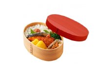［チェリーピンク］曲げわっぱ 弁当箱 一段 カラー 紀州漆器 伝統工芸［YS133］