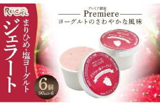 プレミアム ジェラート 6個 セット いちご まりひめ 塩 ヨーグルト 低カロリー 【Rc1】