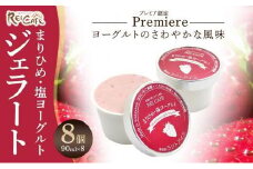 プレミアム ジェラート 8個 セット いちご まりひめ 塩 ヨーグルト 低カロリー 【Rc3】
