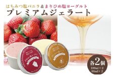 みかん蜜 はちみつ まりひめ いちご プレミアム ジェラート 2種 2セット 【Rc23】