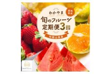 わかやま旬のフルーツ定期便[S] 全3回 2～3・6・10月発送 家庭用 ［MS120］