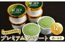 V6239_プレミアムジェラート 濃い抹茶 100ml×12個