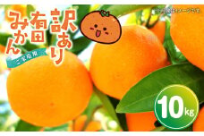 ZP6103n_有田みかん 【訳あり 家庭用】 10kg【ミカン 蜜柑 柑橘 温州みかん 和歌山 有田】