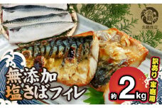 G7323_【訳あり・ご家庭用】大容量！ 無添加 塩さば フィレ 2kg