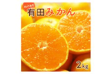 DI6062_和歌山県産 有田みかん 2kg 訳あり