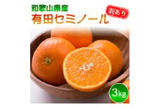 DZ6039_有田 セミノール 訳あり 2S～3Lサイズ混合 3kg