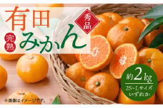 G7343_【2025年 先行予約】 秀品 有田みかん 2kg 2S～L サイズ いずれか 秩父古生層土質 ミネラル 豊富 天然土壌 石垣 段々畑 太陽光 酸味 甘味 バランス コク深い 味わい 果物 果実 フルーツ 柑橘 みかん おやつ 食品 食べ物 グルメ お取り寄せ 和歌山県 湯浅町