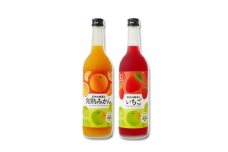 ▼紀州 完熟みかん梅酒・イチゴ梅酒セット 720ml×2本 【sta705-ks-mkichi】