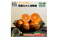 極プレミアム 有田 みかん 定期便 【5kg×3回】 / 温州みかん 有田みかん 甘い 厳選 高級 和歌山 有田 5kg ※北海道・沖縄・離島への配送不可