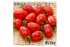 【5月出荷分】和歌山産ミニトマト「アイコトマト」約2kg（S・Mサイズおまかせ） ※北海道・沖縄・離島への配送不可 ※2026年5月上旬～5月下旬頃に順次発送予定