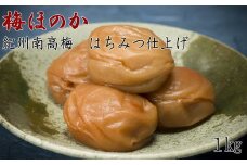 【紀州南高梅使用】本場和歌山みなべのはちみつ仕上げの梅干し「梅ほのか」1kg(化粧箱入) ふるさと納税 梅干し 和歌山